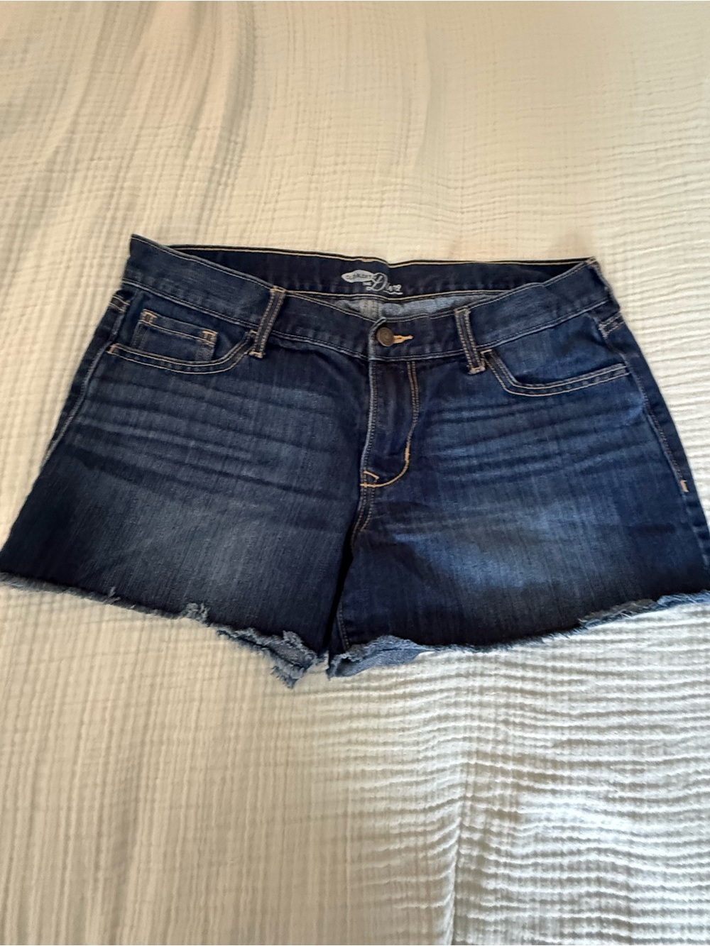 Old Navy Dark Wash Denim Cutoff Shorts - Women